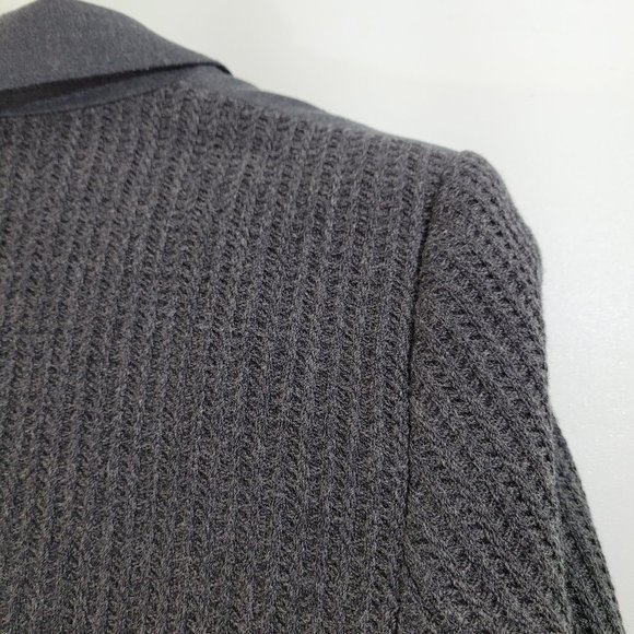 Judith & Charles Wool Suit Jacket/ with knit sleeves and back - Picture 3 of 8